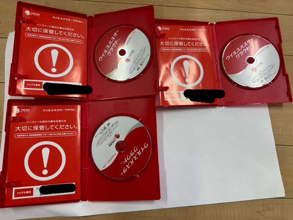 L125)3 piece TREND MICRO Trend micro virus Buster k loud 1 year version security software 