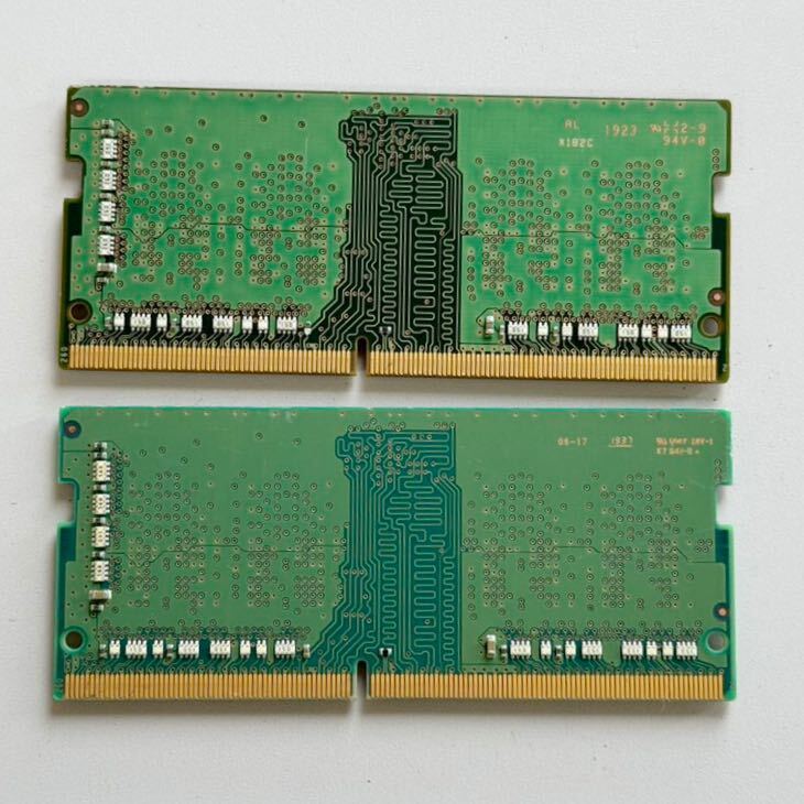 *SAMSUNG DDR4 19200 1RX16 PC4-2400T 4GBX2枚セット(8GB)の画像2
