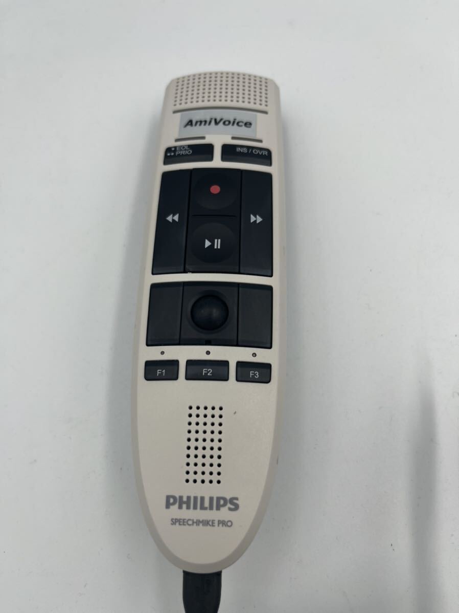 L251) 【動作確認済】 PHILIPS フィリップス SpeechMike Pro ハンドマイク AmiVoice LFH3200/00_画像2