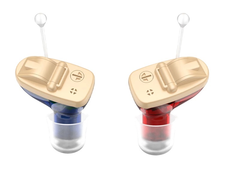  free shipping [ new goods ] Japanese instructions attaching height sound quality ear hole type both ear set + battery che ka-& battery 1 pack attaching ( for searching : hearing aid recommendation compilation sound vessel cheap )