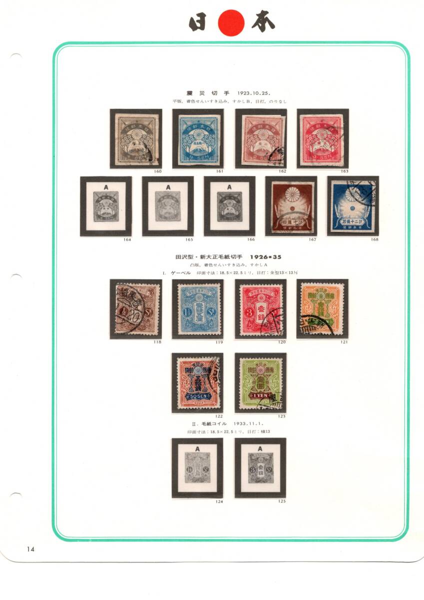 1976年旧小判切手～1926年日本普通切手/バラ/使用済み（ボストーク）_画像7