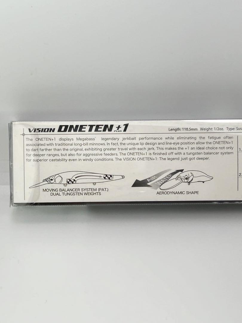 金曜終了 メガバス ビジョン ワンテン +1 未開封品 2個セットMAT TIGER / M ENDMAX VISION 110 ONETEN