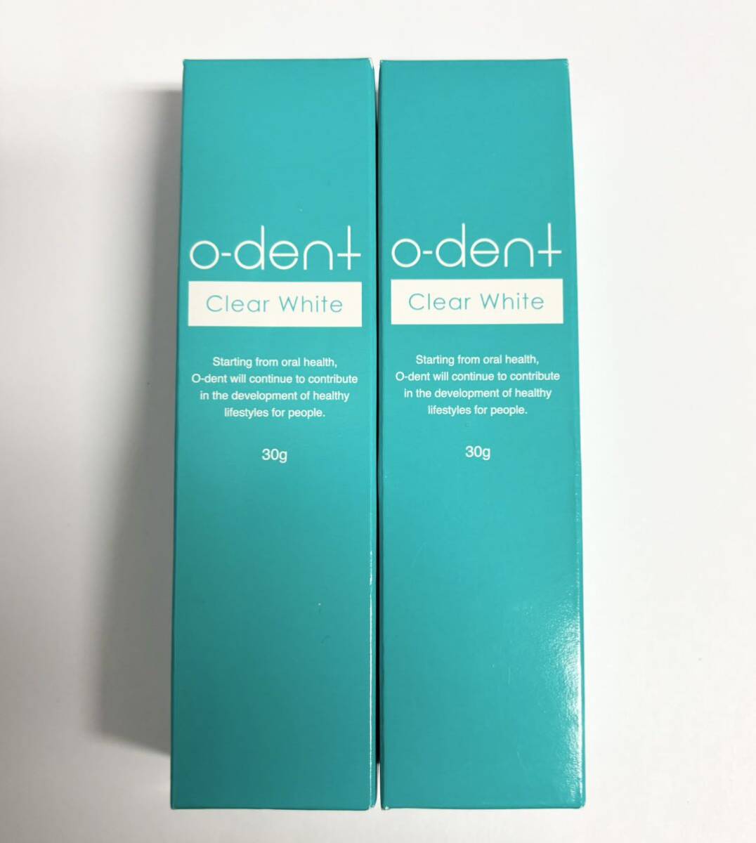 o-dent　オーデント　エイゼル 薬用ジェル歯磨き　２本　クリアホワイト _画像1