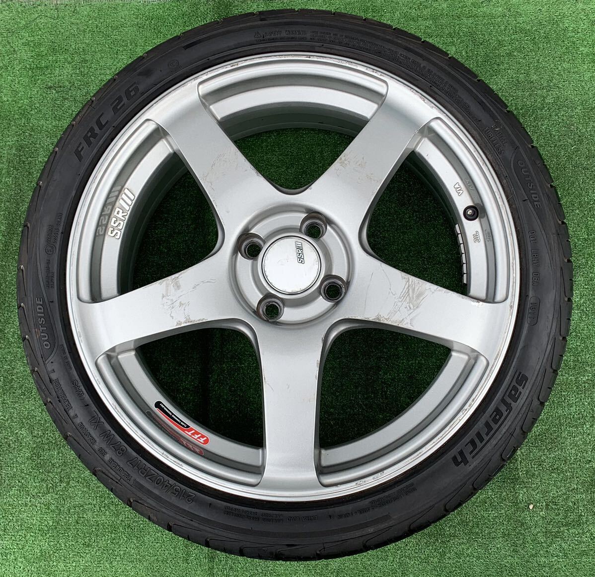 TANABE SSR GTV01 17インチ ホイール7.0J 100 +42 2本_画像6