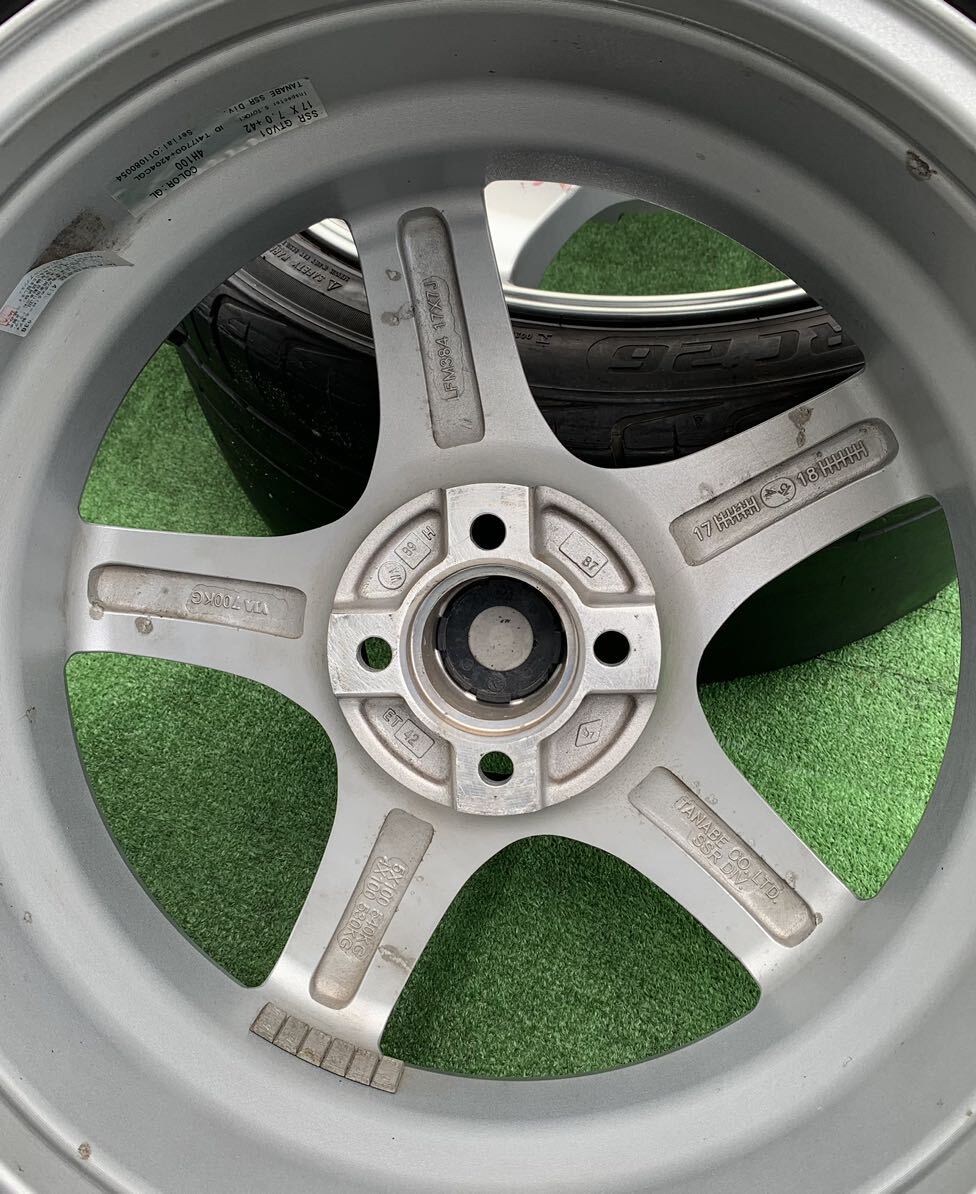 TANABE SSR GTV01 17インチ ホイール7.0J 100 +42 2本_画像8