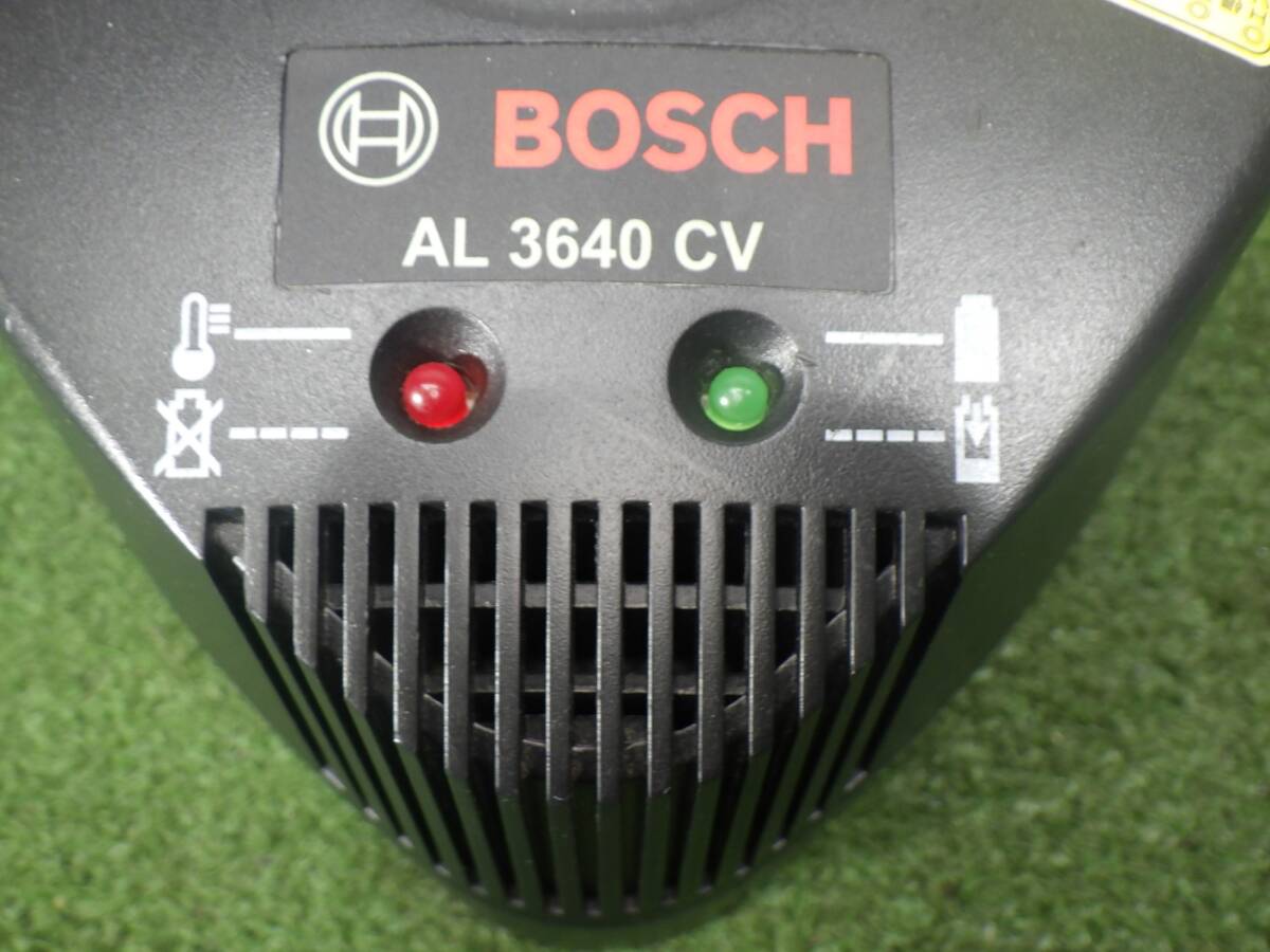36Vバッテリーの充電に★BOSCH 充電器 AL3640CV 電動工具 ボッシュ 中古品 240408の画像2