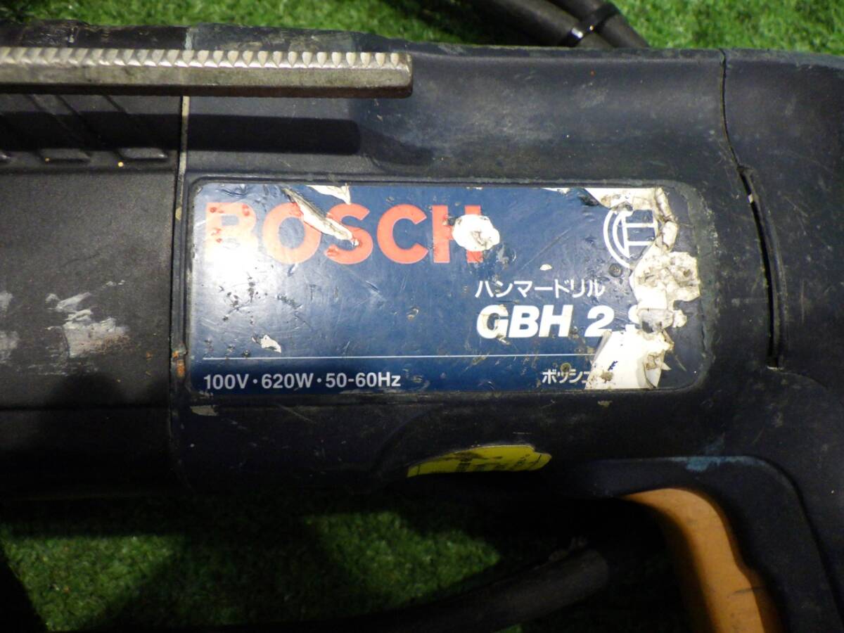 ボッシュ ハンマードリル GBH2S 通電確認済み コード式 100V ハツリ 中古品 現状渡し 240423_画像2