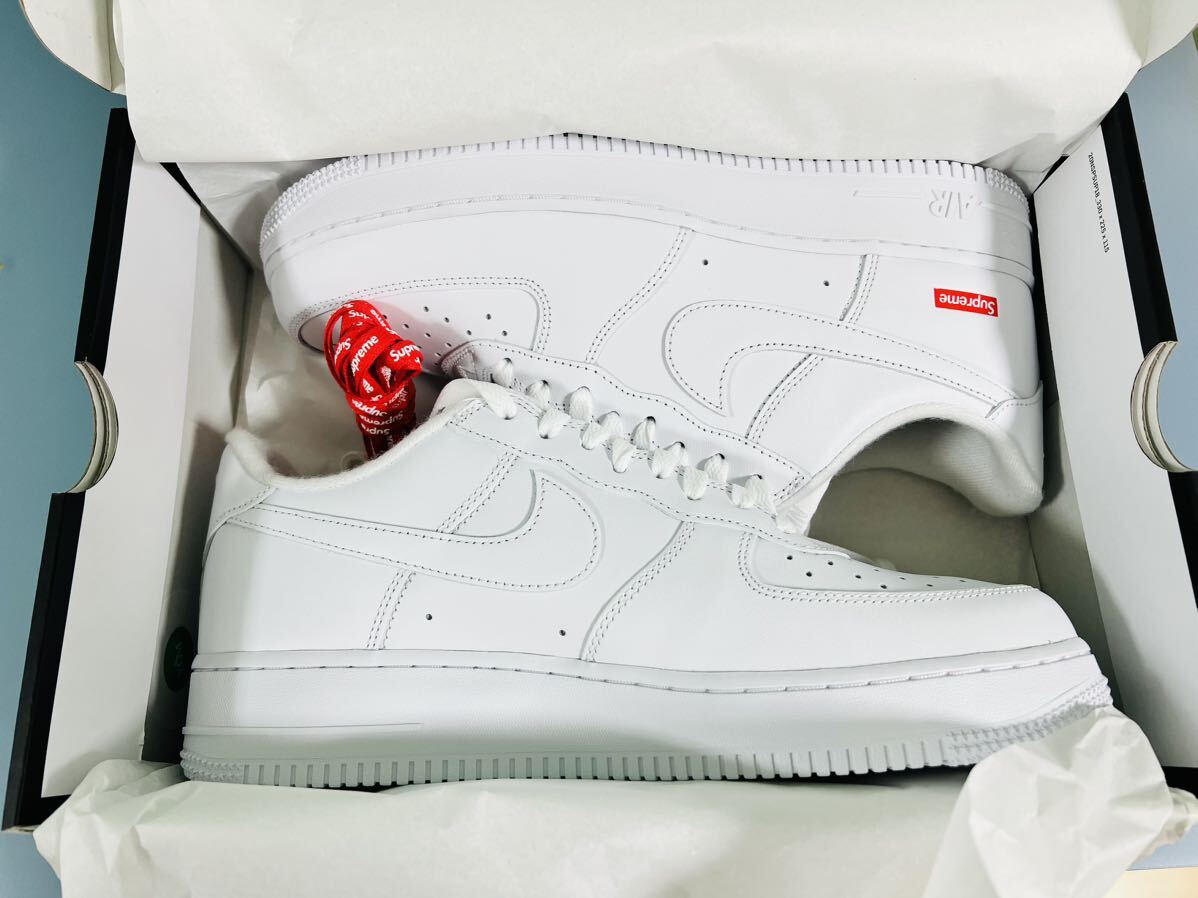 Supreme Nike Air Force 1 Low シュプリーム ナイキ エアフォース 1 新品未使用 28.5cm US10.5 白 ホワイト_画像4