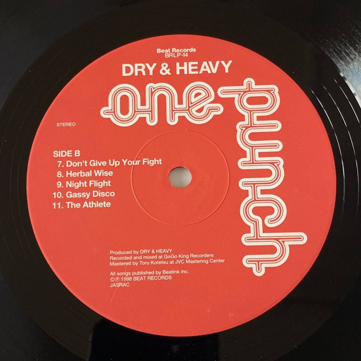 Dry And Heavy ドライ&ヘビー / One Punch [LP] Japanese Heavy Dub ‘98年 大名盤 希少アナログ 内田直之 Gezanの画像6