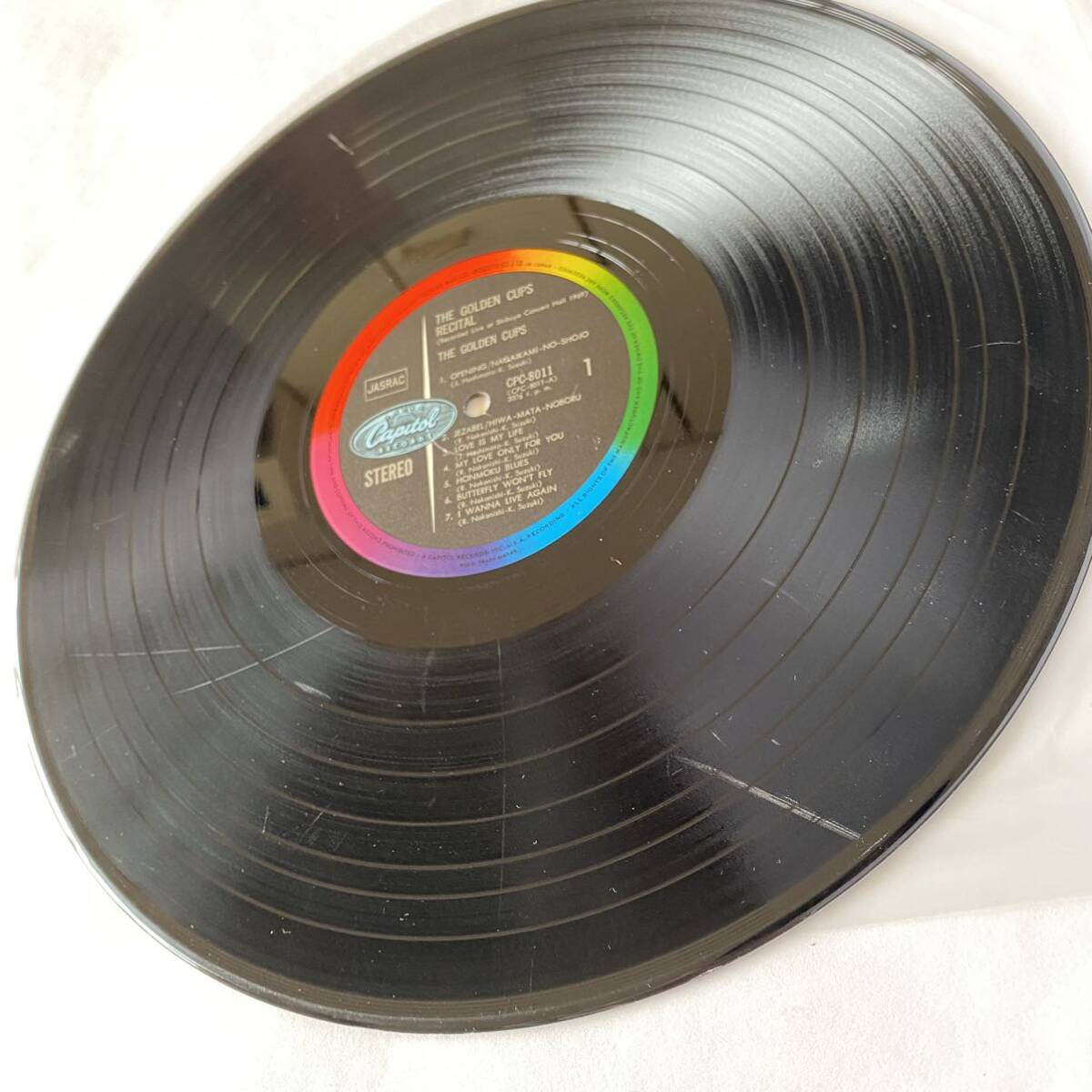 ザ ゴールデン カップス / リサイタル [LP] 【CPC-8011】 【オリジナル盤】 ジャンク GS ニューロックの画像6