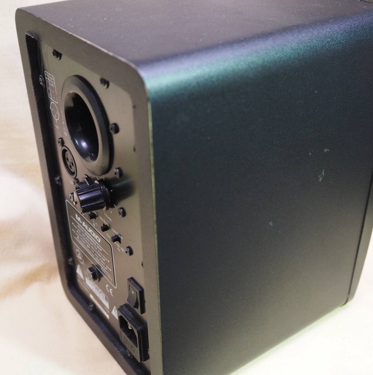 M-Audio BX5 モニタースピーカー アンプ付き 修理済 ジャンク扱い 音出しOKの画像8