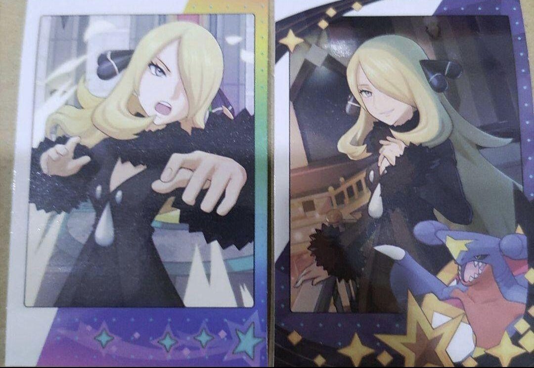 ポケモンマスターズex ポケマスex シロナ シール ステッカー 2枚 ポケモンマスターズex ポケマスex シロナ シール ステッカー 2枚