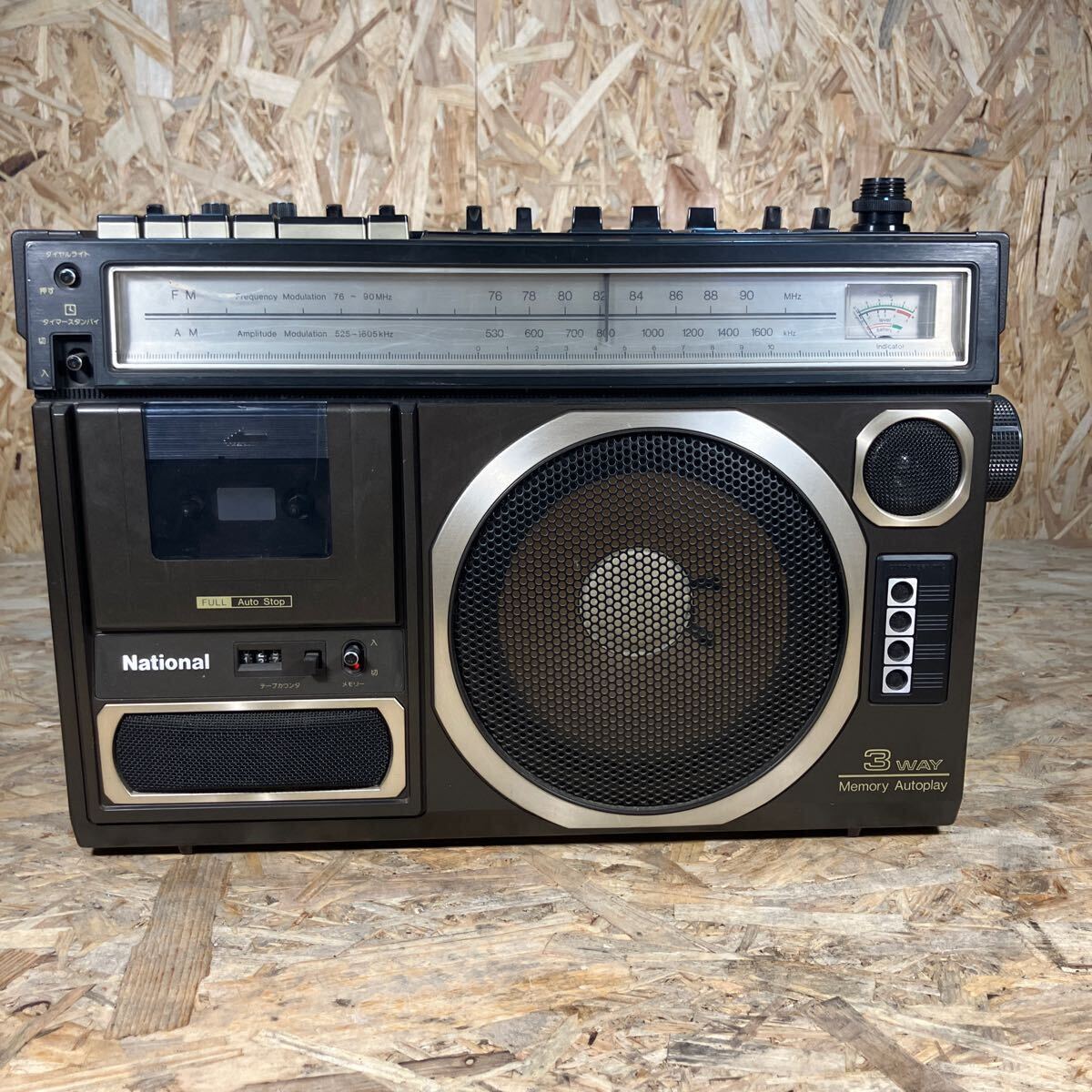 1 jpy ~/National/ National / radio cassette recorder / radio-cassette /RQ-568/ operation not yet verification / used / present condition goods 