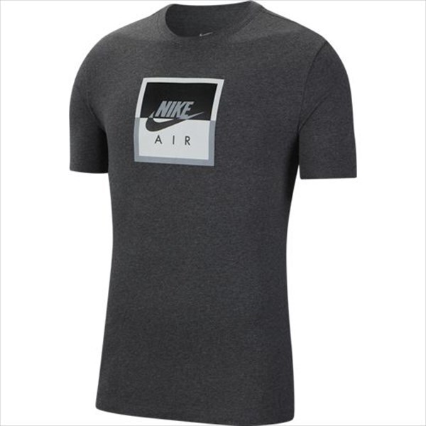 NIKE ナイキ CT7127 ランニング ジョギング AIR シーズナル ロゴ Tシャツ グレー S_画像1