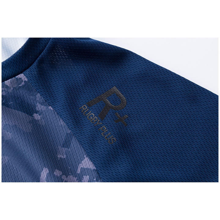 canterbury カンタベリー RP30362 ラグビー 半袖Tシャツ トレーニングティ スポーツウェア ネイビー 迷彩柄 M_画像3