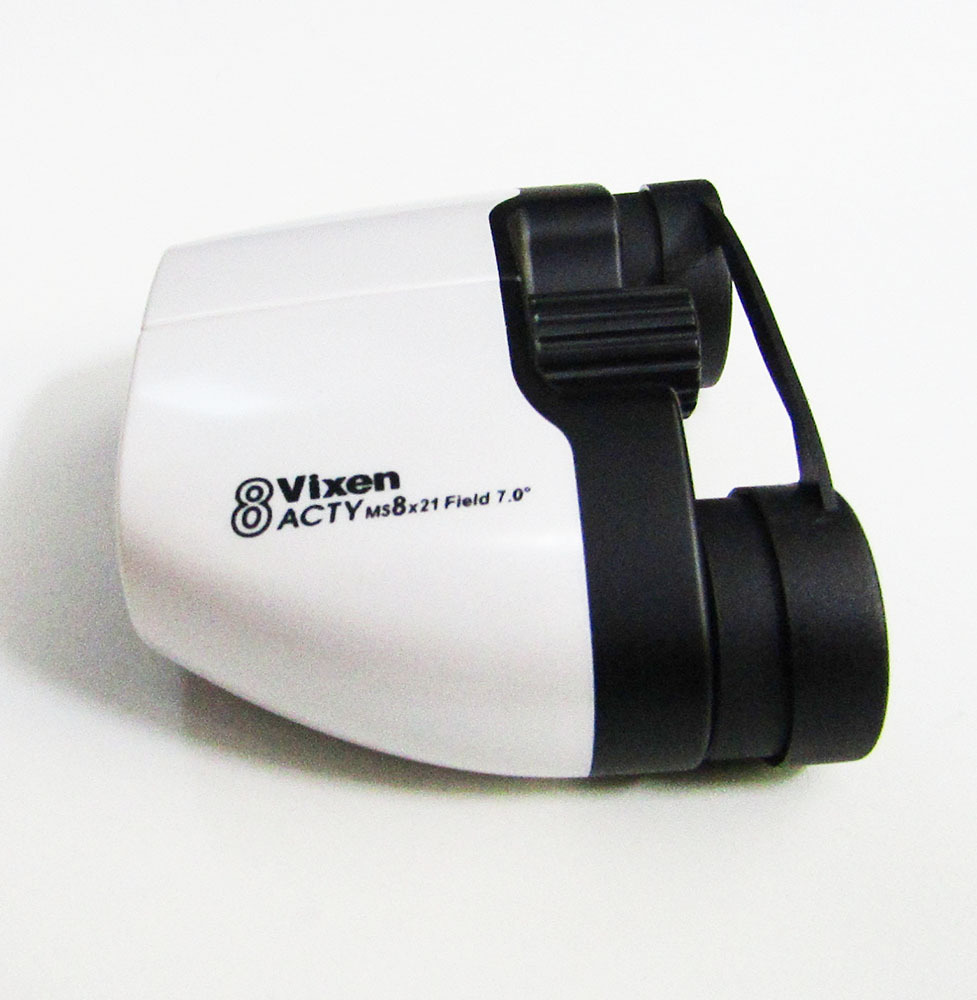 Vixen Vixen binoculars ACTY MS8×21 Field 7.0 8 times white strap case attaching . bargain commodity 