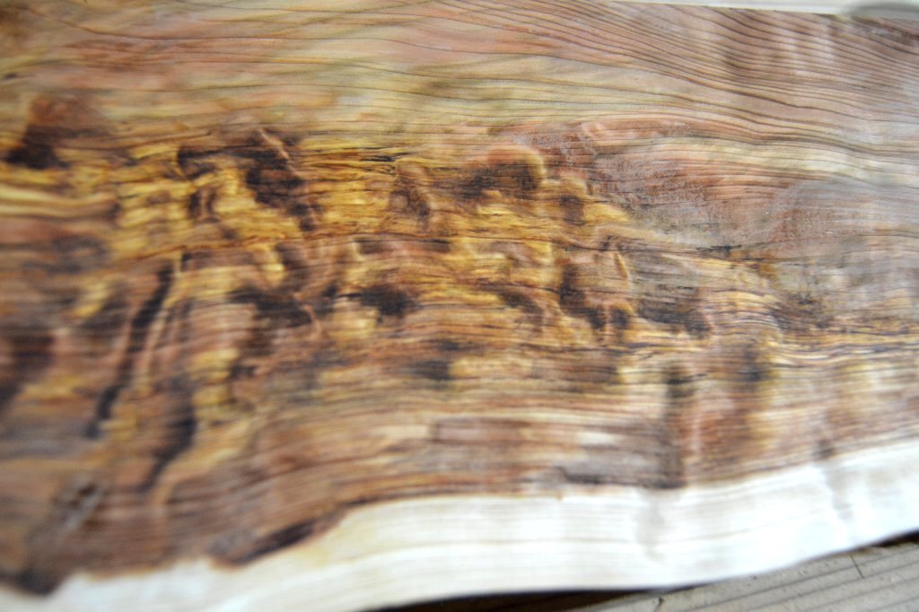 長33*幅17-18*厚1.3　杉17の木材木工材,一枚板送料安DIY花台銘木　杢　プレート　瘤_画像9