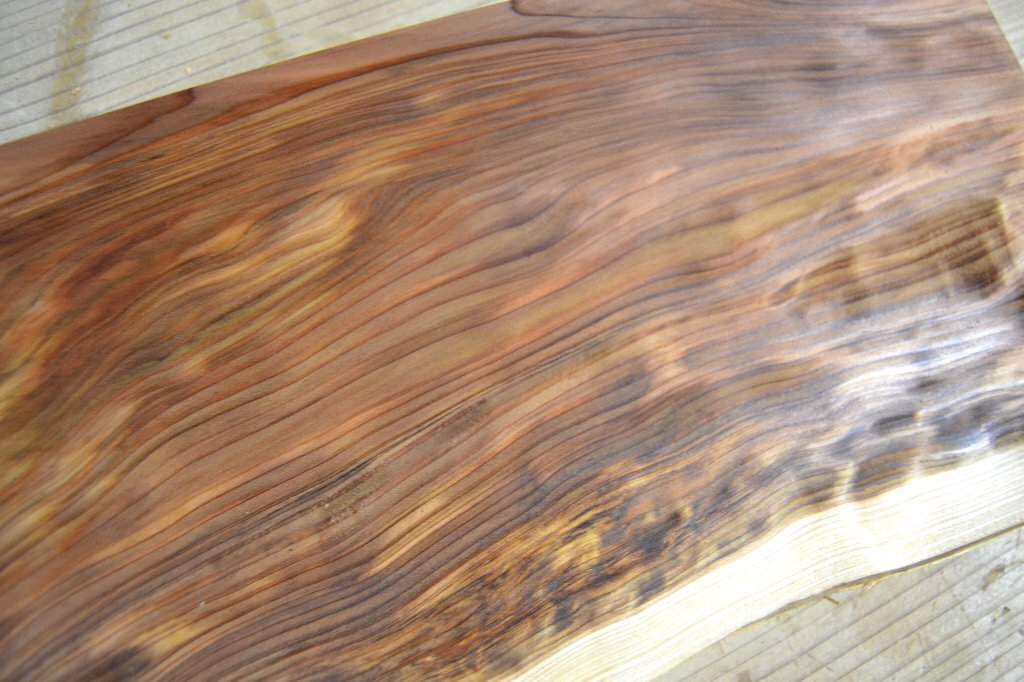 長33*幅16-17*厚1.5 杉27の木材木工材,一枚板送料安DIY花台銘木 杢 プレート 瘤の画像5