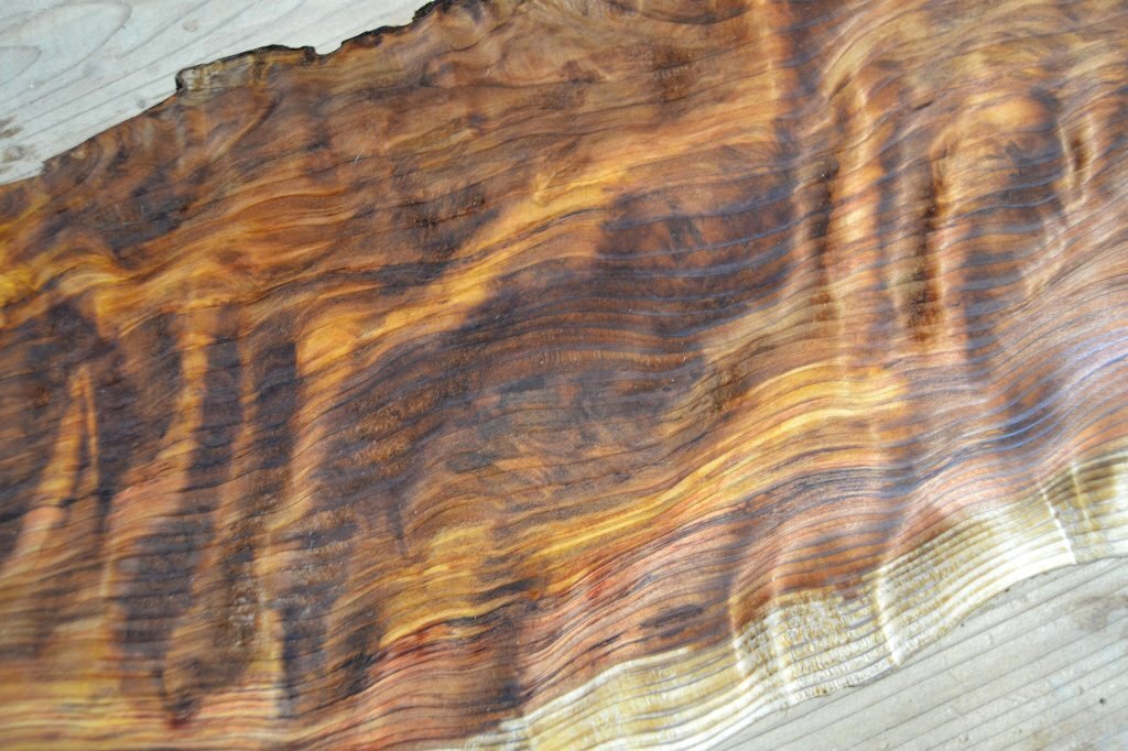 長33*幅16-18*厚1.5 杉8の木材木工材,一枚板送料安DIY花台銘木 杢 プレート 瘤の画像5