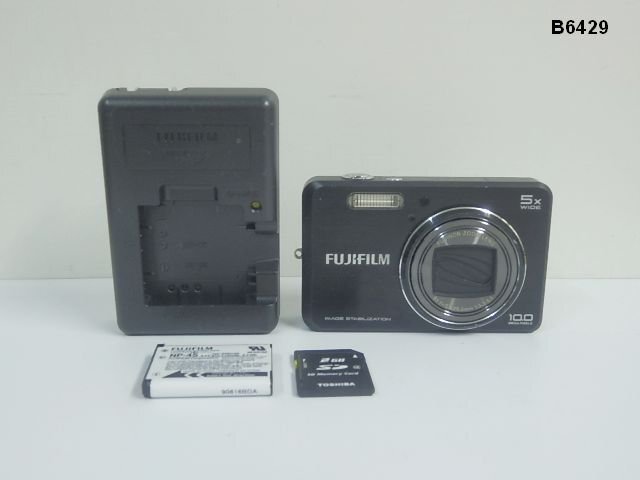 B6429S FUJIFILM コンパクトデジタルカメラ FinePix J250 動作品 充電器の画像1