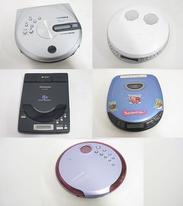 S3117S SONY/Panasonic/Toshiba/FISHER/ポータブルCDプレーヤー 10台まとめ売り 【動作未確認/ジャンク品】_画像3