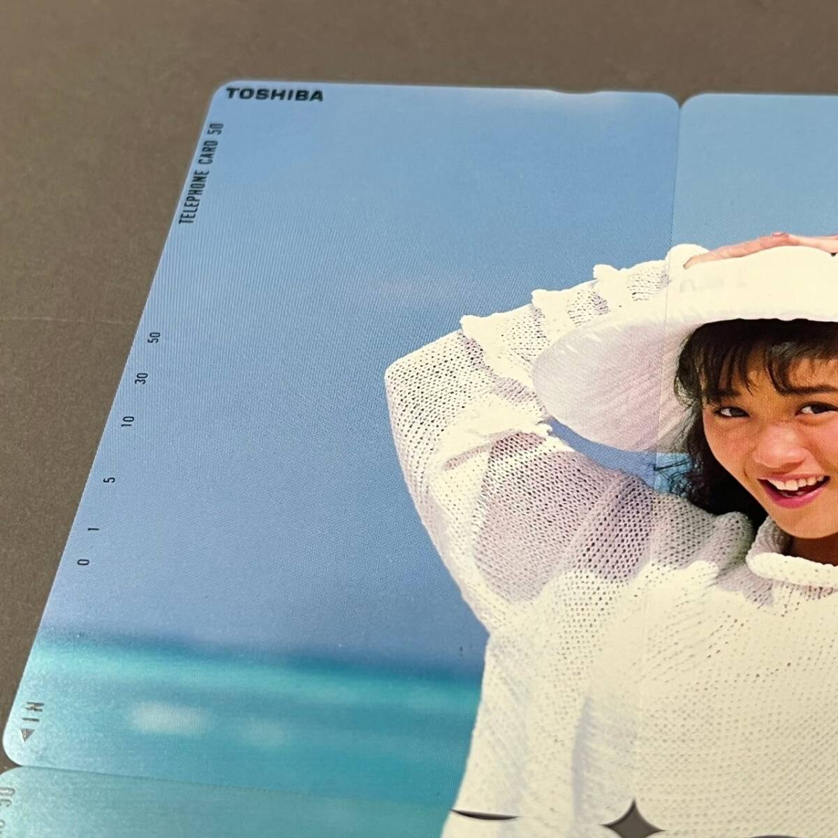 RS232 本田美奈子 未使用テレホンカード VISUAL TELEPHONE CARD 50度 x4枚 ケース入り (検)TOSHIBA Walky テレカ 限定品? 販促 アイドルの画像5