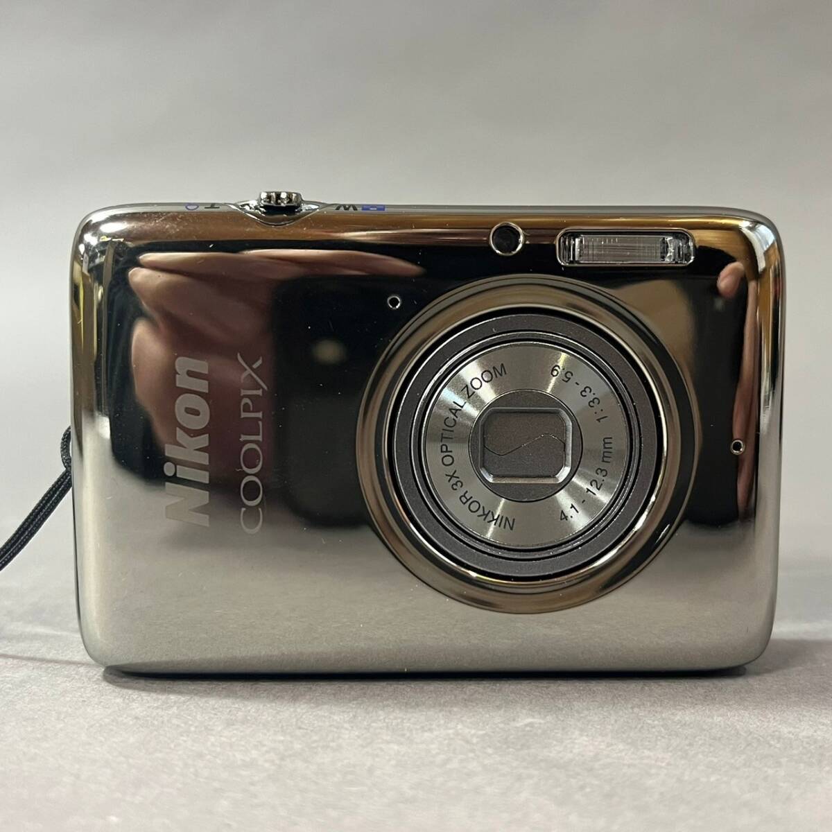 RS234 動作未確認 Nikon ニコン COOLPIX S02 コンパクトデジタルカメラ ケース付 NIKKOR 3X OPTICAL ZOOM 4.1-12.3mm 1:3.3-5.9_画像2