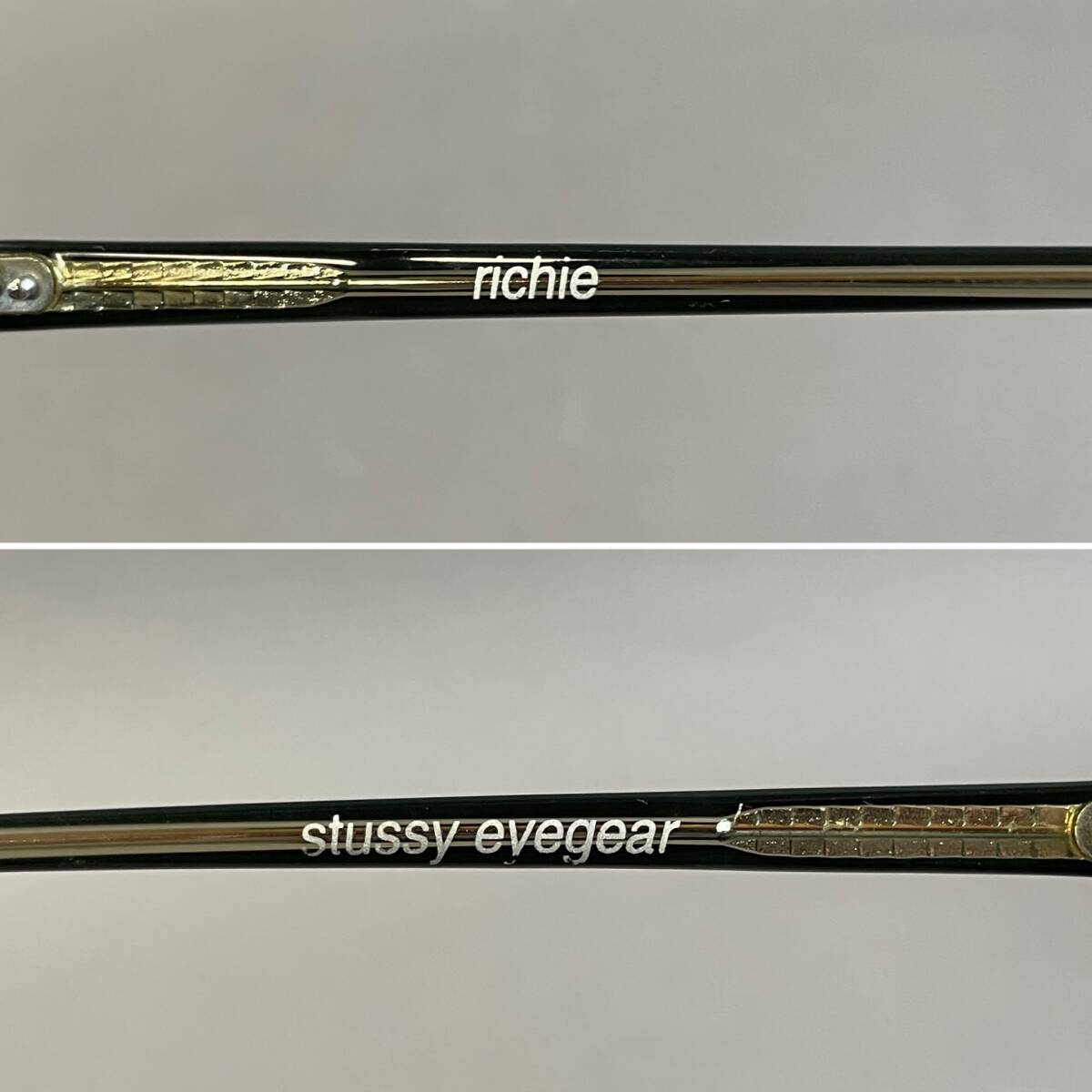 MS1095 STUSSY ステューシー eyegear アイギア richie リッチー サングラス ブラックフレーム ブルーグラス (検)フルリム セル アイウェア