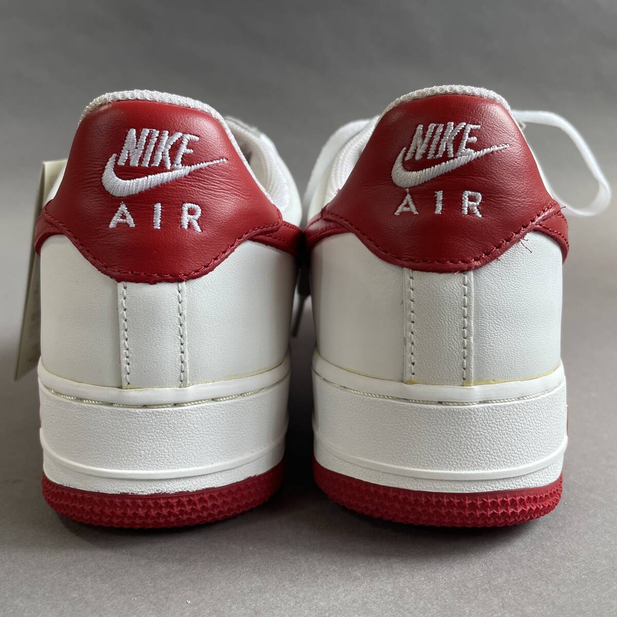 MS1082 未使用 NIKE ナイキ AIR FORCE 1 LOW エアフォース1 ロー 27.5cm 箱・タグ付き WHTE/VARSITY RED (検)赤 白 ローカット_画像6