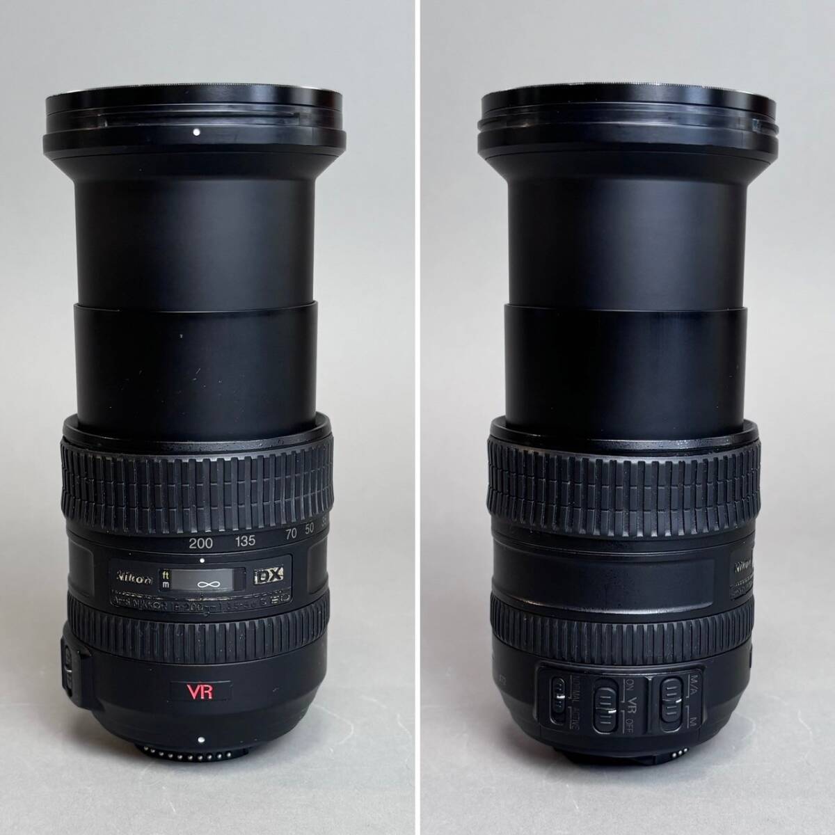 YM162 Nikon ニコン DX AF-S VR Nikkor 18-200mm カメラレンズ オートフォーカス ニッコール フード付き (検)手振れ補正 一眼 写真 撮影の画像2