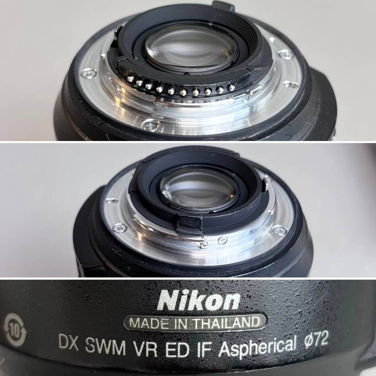 YM162 Nikon ニコン DX AF-S VR Nikkor 18-200mm カメラレンズ オートフォーカス ニッコール フード付き (検)手振れ補正 一眼 写真 撮影の画像7