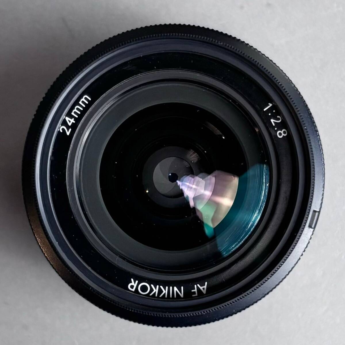 YM168 動作未確認 Nikon ニコン AF Nikkor 1:2.8 24mm オートフォーカス ニッコール カメラレンズ (検)一眼レフ 写真 撮影 光学機器 の画像3