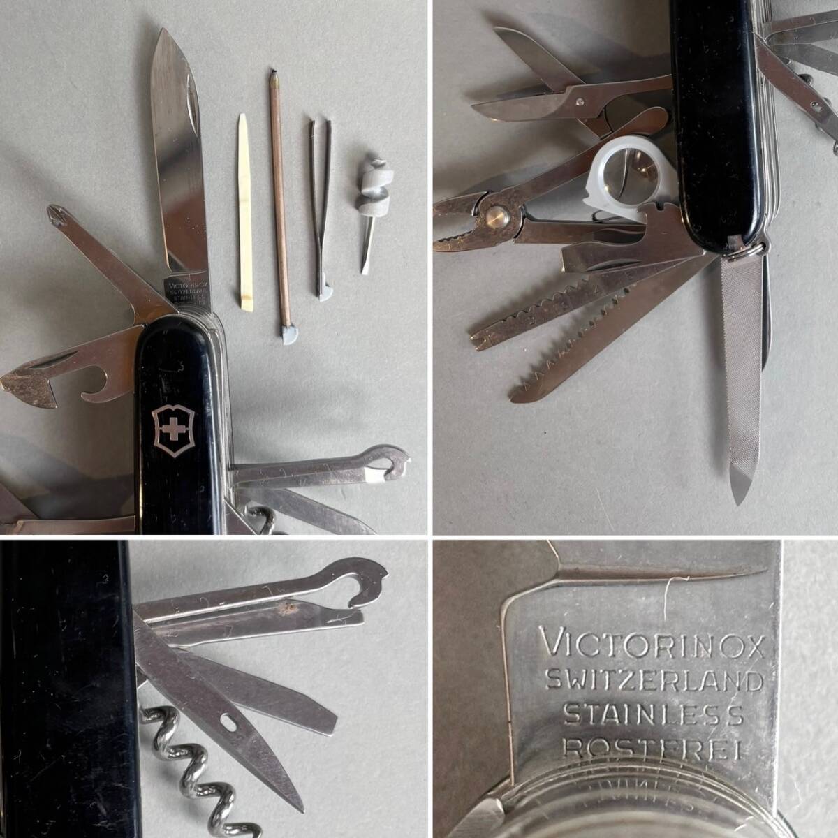 YM179 VICTORINOX ビクトリノックス 13点 まとめて マルチツール ナイフ 最大20機能 (検)万能ナイフ アウトドア キャンプ サバイバルの画像6