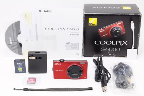 ニコン Nikon COOLPIX S6000 付属品 元箱 《 新品SDカード＆iPhone転送ケーブル付 》 D24032567-240338の画像10