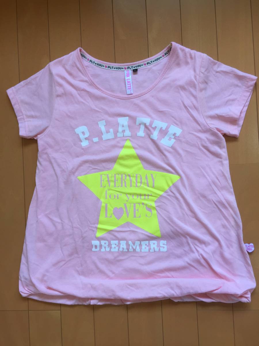 【PinkLatte】　バルーンTシャツ　　ピンク　　サイズ　S（160）_画像1