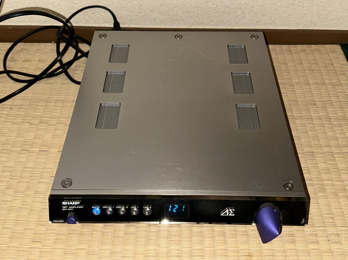 28000円 SHARP シャープ 1ビットプリメインアンプ SM-SX1 Lclock 28000円 SHARP シャープ 1ビットプリメインアンプ SM-SX1 Lclock