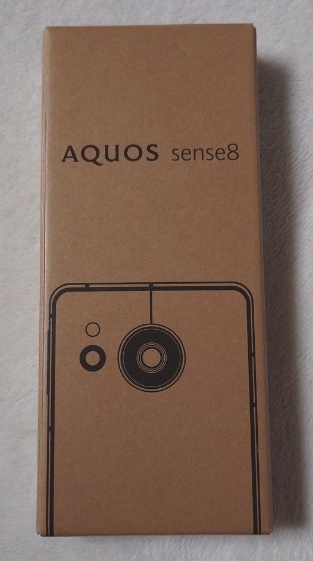 新品未開封 AQUOS sense8 SH-M26 6.1インチ メモリ6GB ストレージ128GB コバルトブラック 黒 SIMフリー SHARP シャープ_画像2