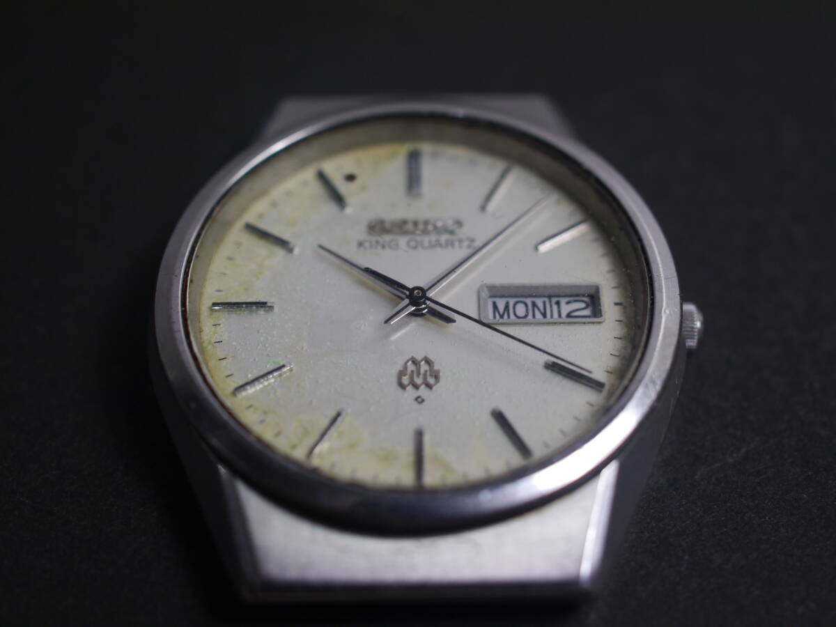 セイコー SEIKO キングクォーツ KING QUARTZ 3針 デイデイト 9923-8050 男性用 メンズ 腕時計 x505 ジャンク 稼働品の画像2