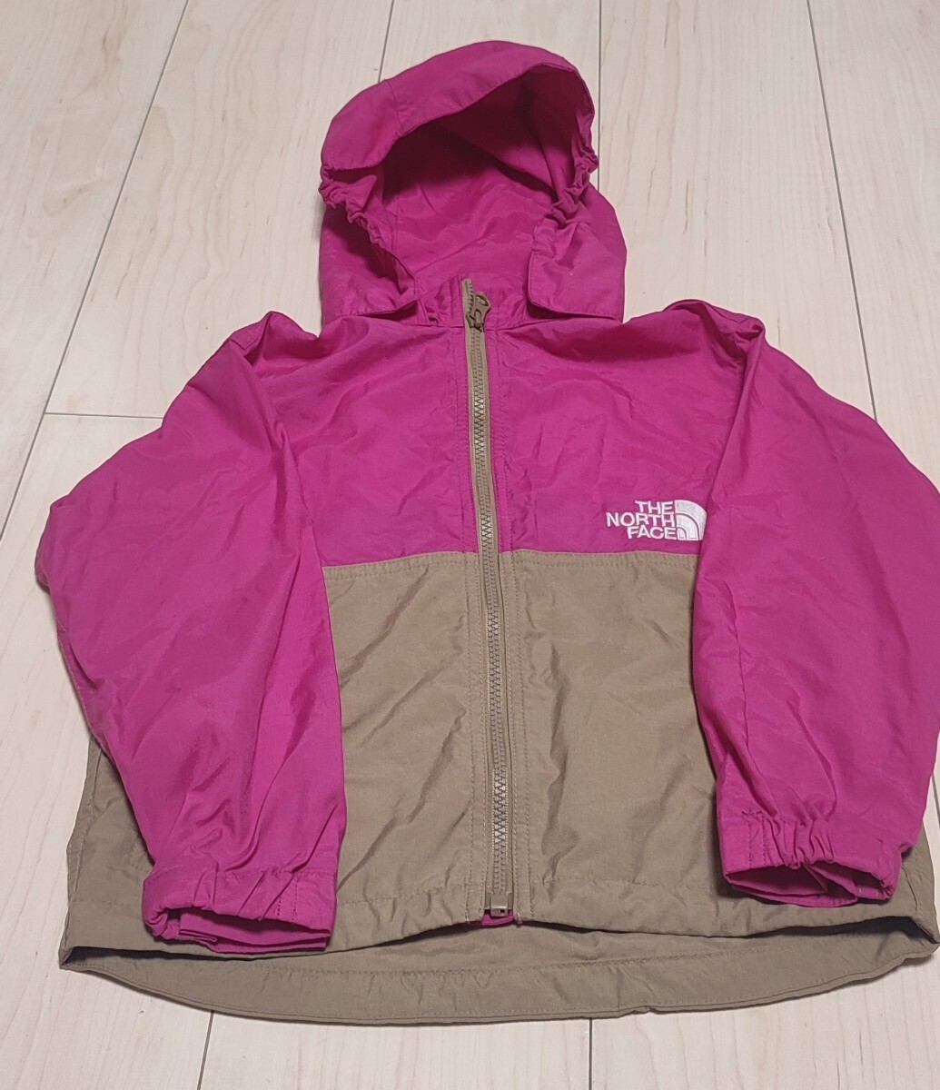 THE NORTH FACE ノースフェイス キッズウェア 100 ピンク系/明るいピンク系 春秋用 中古品の画像1