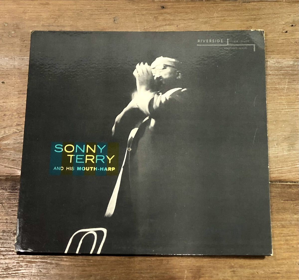 【 SONNY TERRY AND HIS MOUTH HARP 】 サニー・テリー / 1957年,59年 ,US盤,RLP12-644 RIVERSIDE RECORDS / USED保管品の画像1