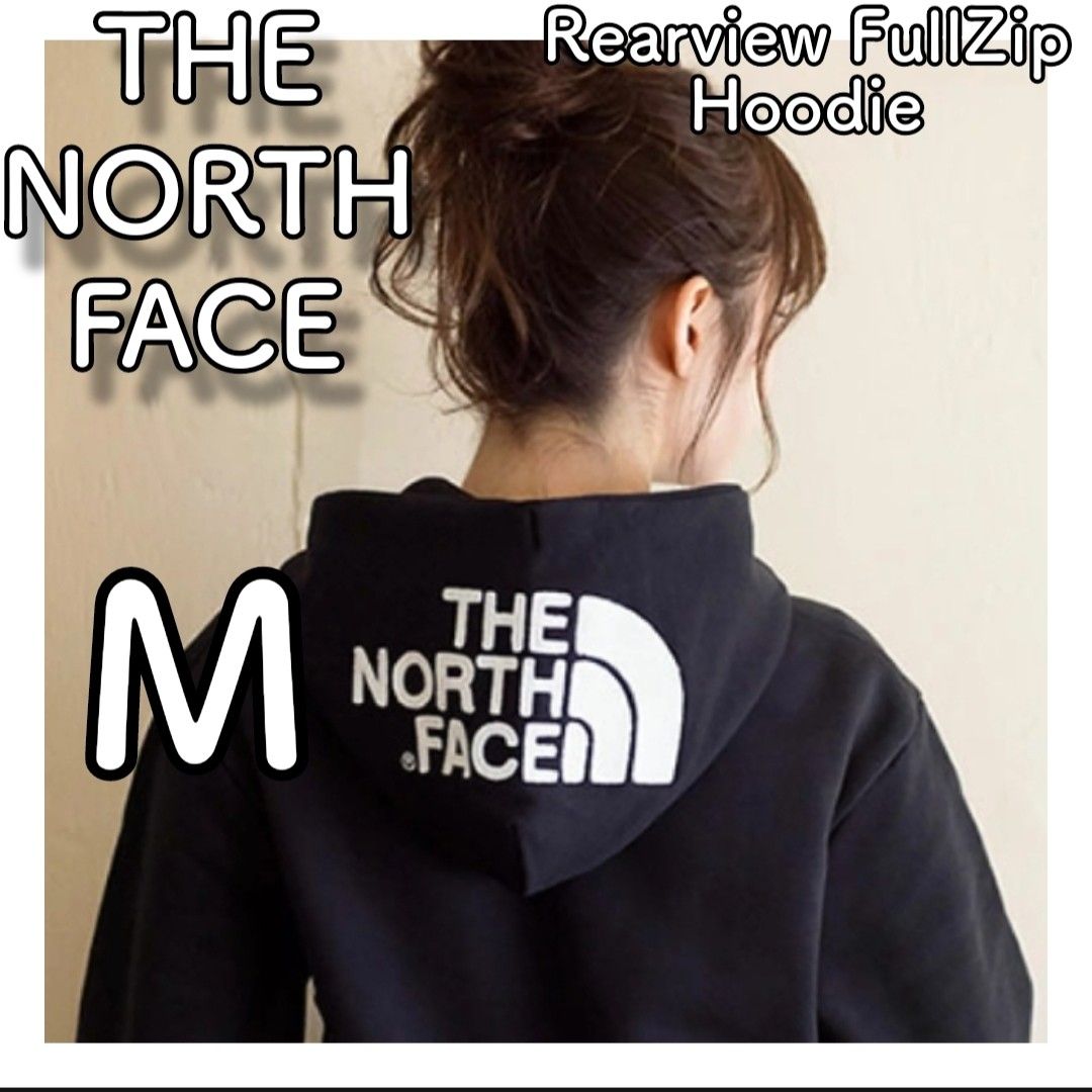 【新品】◇THE NORTH FACE / ノースフェイス リアビューフルジップパーカ ブラック NTW12340◆【Mサイズ】