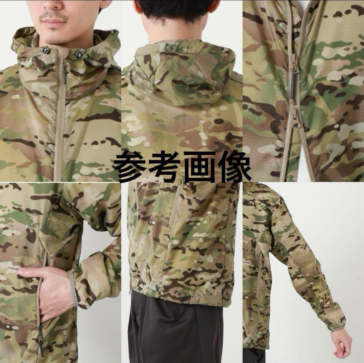 【新品同様】tilakティラックTind MiG Jacketティンドミグジャケット迷彩カモフラ柄ナイロンミリタリー軍ブルゾンsizeM/アノラックパーカー_画像10