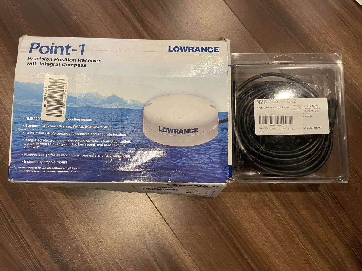 LOWRANCE GPS Point-1ヘディングセンサーNMEA2 検ローランスHDS9GEN3LIVEガーミンGarminホンデックスハミンバードエリートの画像1