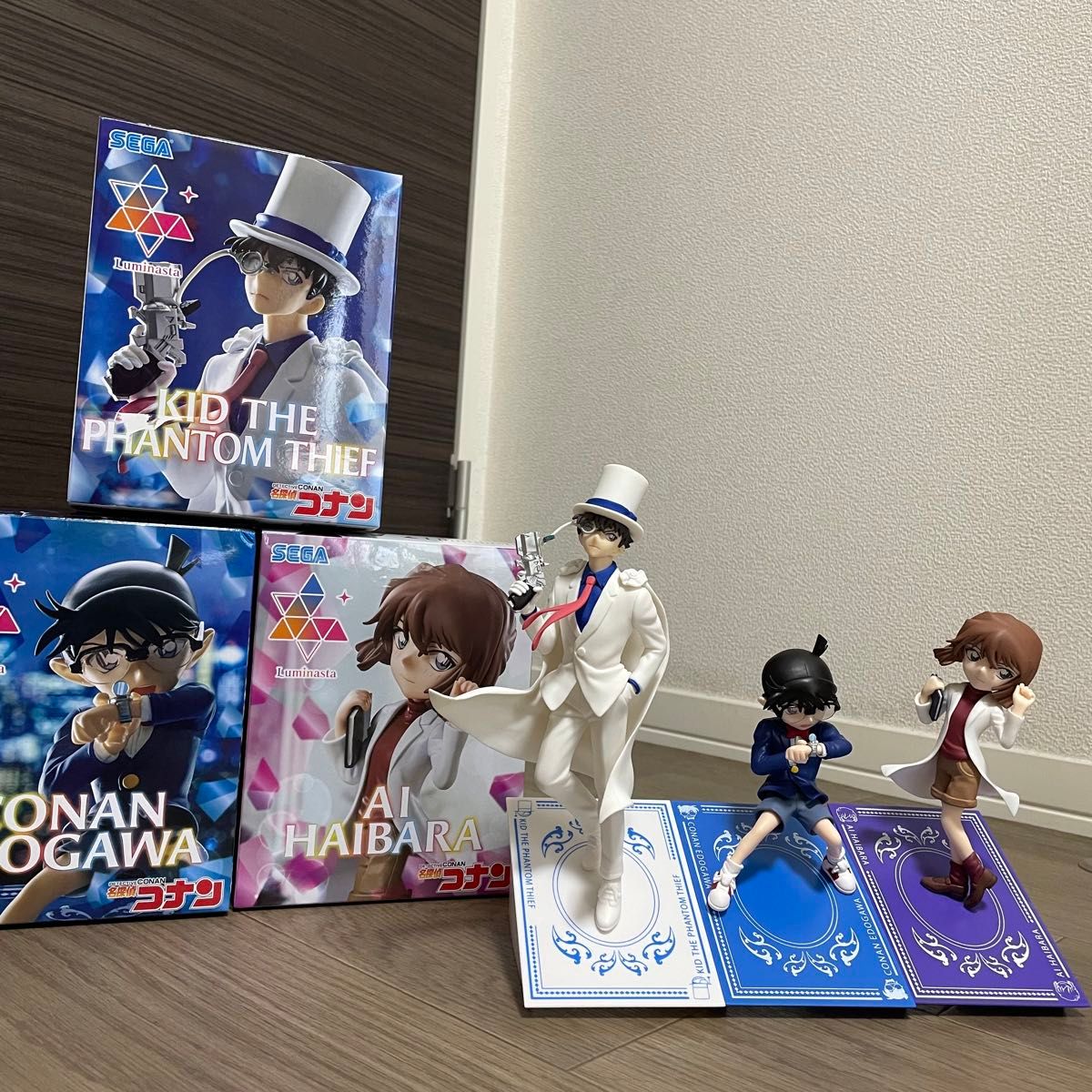 名探偵コナンLuminasta 3点セット 怪盗キッド 江戸川コナン 灰原 名探偵コナンLuminasta 3点セット 怪盗キッド 江戸川コナン 灰原
