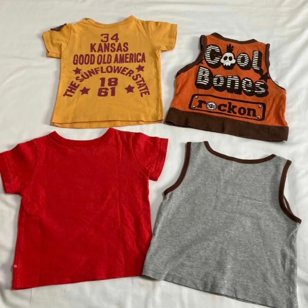 Tシャツ　80 トップス　半袖 タンクトップ　JUNK STORE ベビードール