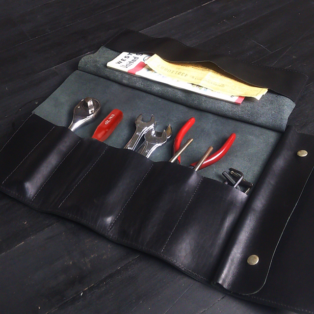 Horween Tool Roll/ツールバッグ・工具入れ・ハーレー・ショベル・パンヘッド・ナックル・スナップオン・MAC・ツール・ヴィンテージの画像7