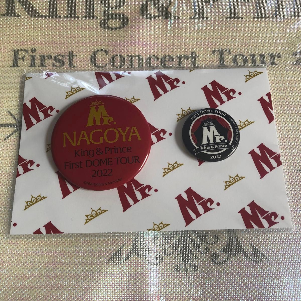 King&Prince FIRST CONCERT TOUR 2018 バッグ　2019 缶バッジ　リボン 等　グッズ11点セット