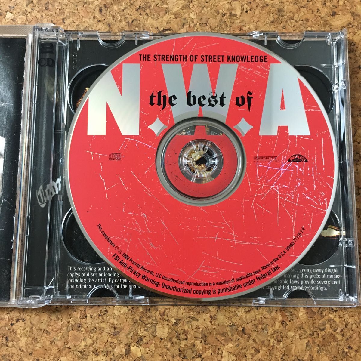 N.W.A. BEST OF N.W.A:THE STRENGTH OF STREET KNOWLEDGE (CD+DVD) 盤