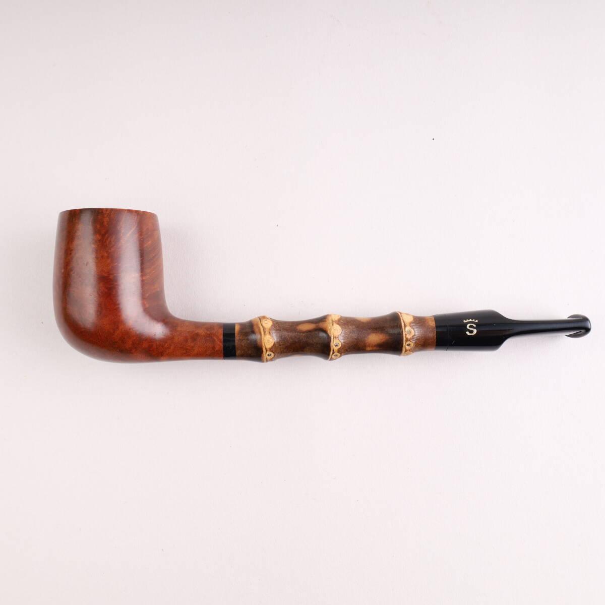 ⑪未使用 STANWELL スタンウェル 107 バンブー パイプ 喫煙具 タバコ 煙草 箱付きの画像2