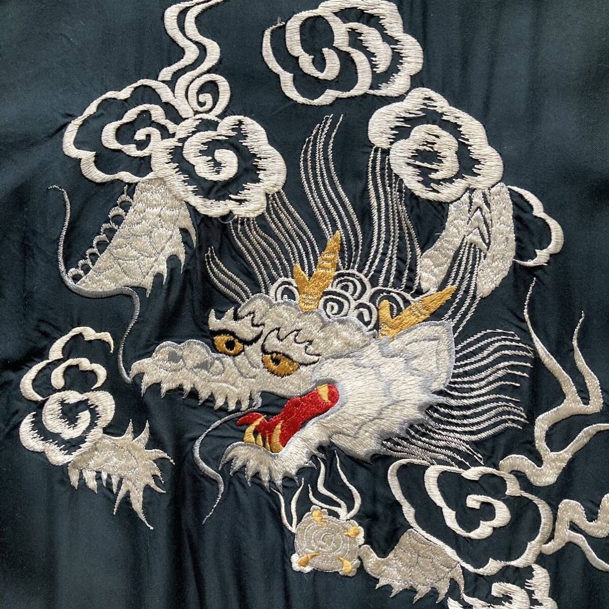 東洋エンタープライズ TAYLOR TOYO テーラー東洋 龍 虎刺繍 リバーシブル スカジャン Mの画像7